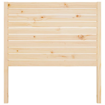 Testiera per Letto 81x4x100 cm in Legno Massello di Pino
