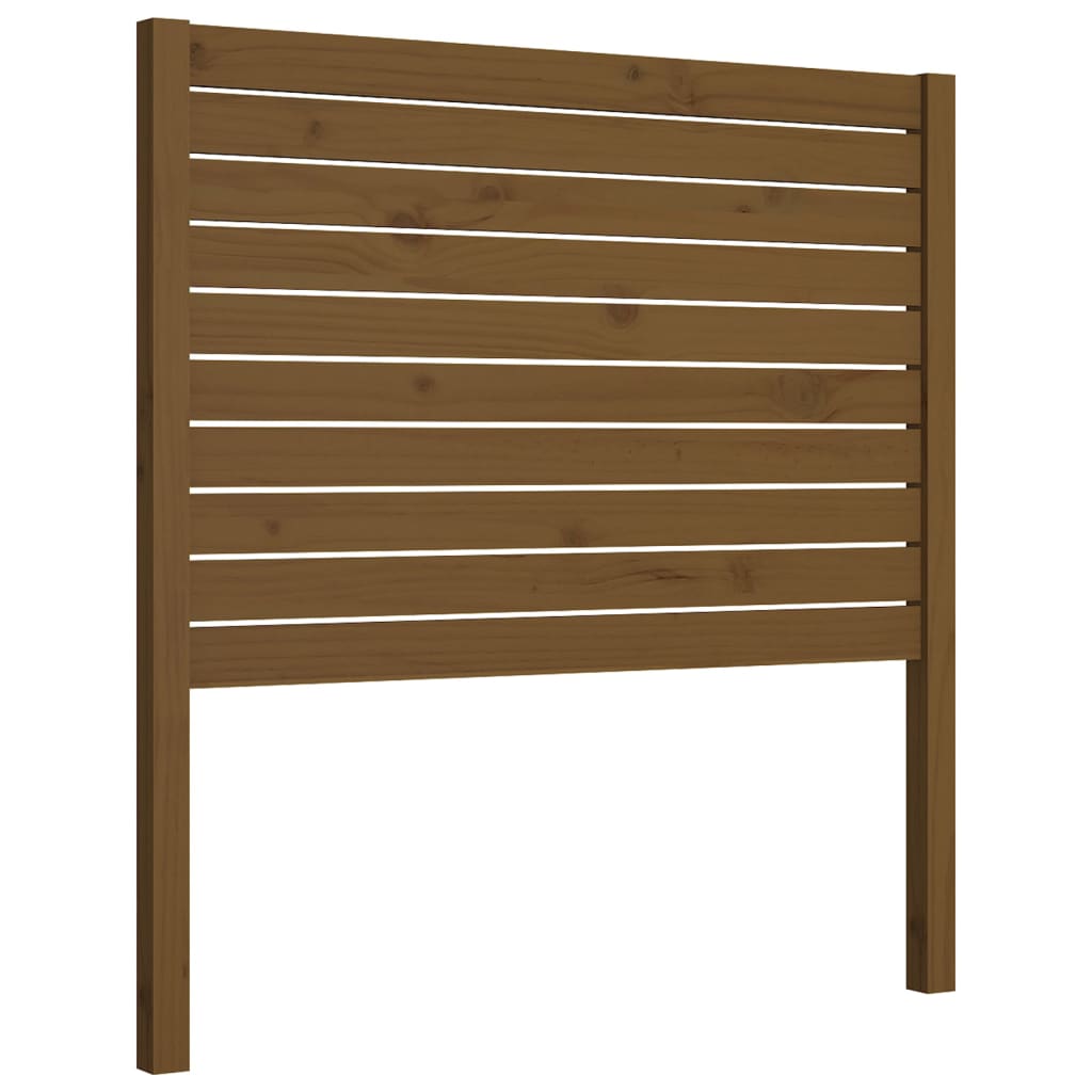 Testiera per Letto ambra 96x4x100 cm in Legno Massello di Pino