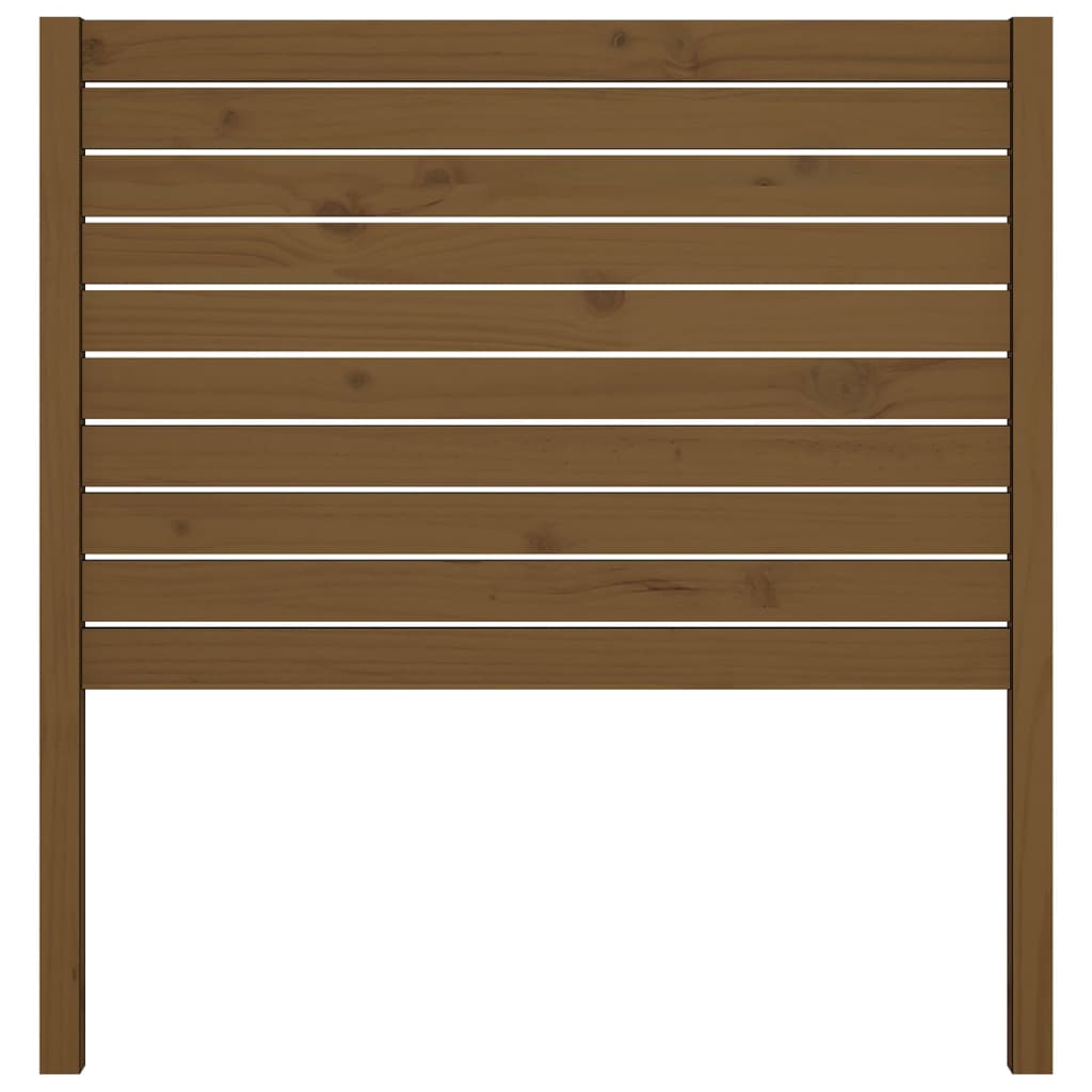 Testiera per Letto ambra 96x4x100 cm in Legno Massello di Pino