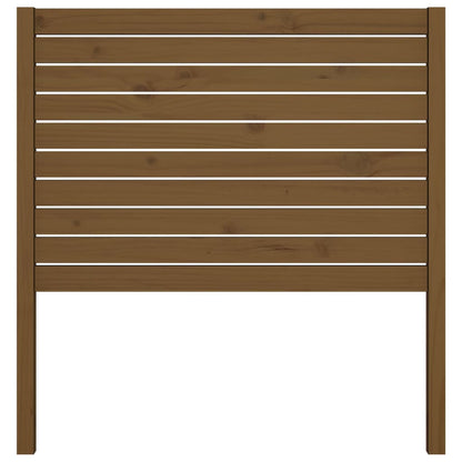 Testiera per Letto ambra 96x4x100 cm in Legno Massello di Pino