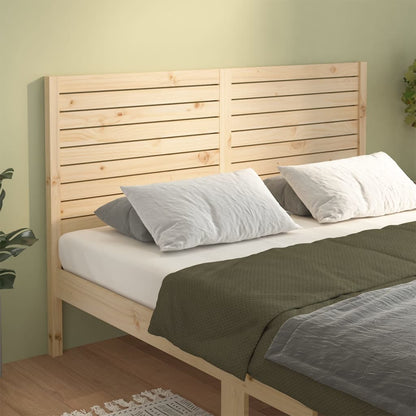 Testiera per Letto 141x4x100 cm in Legno Massello di Pino