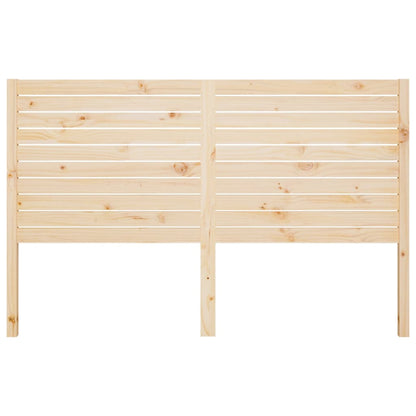 Testiera per Letto 166x4x100 cm in Legno Massello di Pino