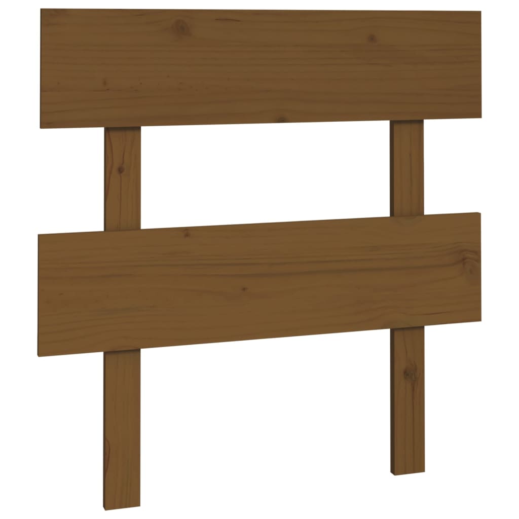 Testiera per Letto ambra 93,5x3x81 cm in Legno Massello di Pino