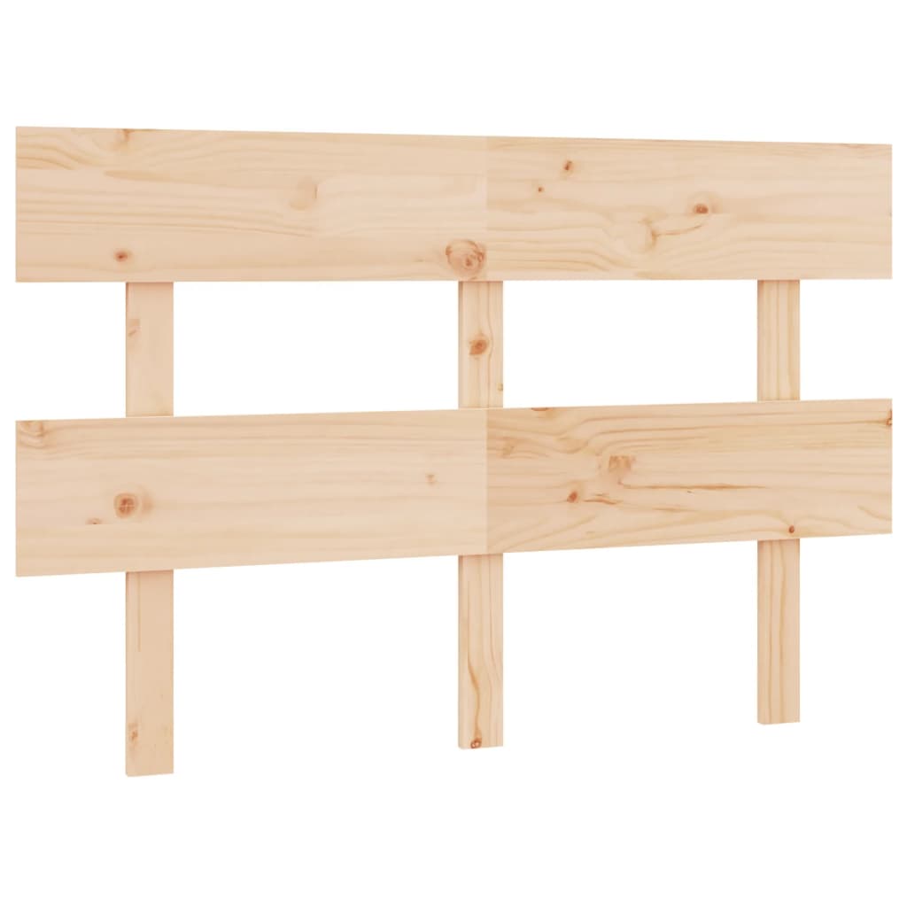Testiera per Letto 138x3x81 cm in Legno Massello di Pino