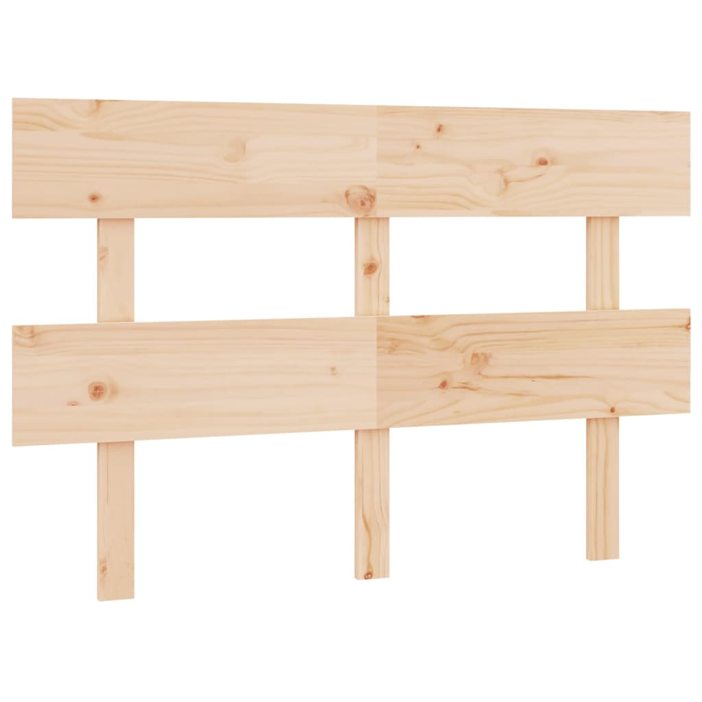 Testiera per Letto 144x3x81 cm in Legno Massello di Pino
