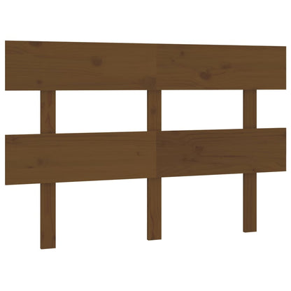 Testiera per Letto ambra 144x3x81 cm in Legno Massello di Pino