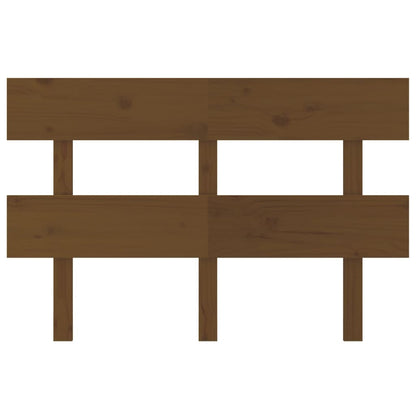 Testiera per Letto ambra 144x3x81 cm in Legno Massello di Pino