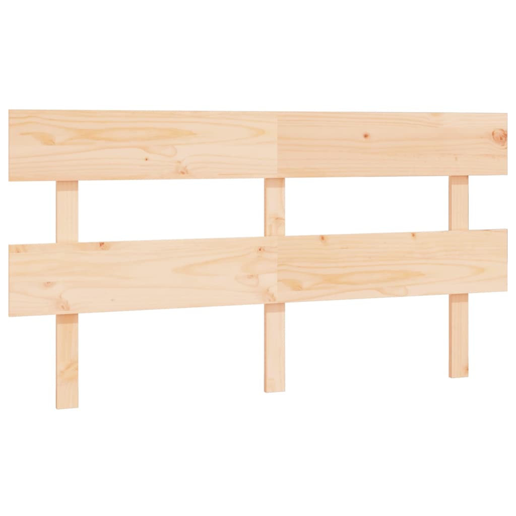 Testiera per Letto 154x3x81 cm in Legno Massello di Pino