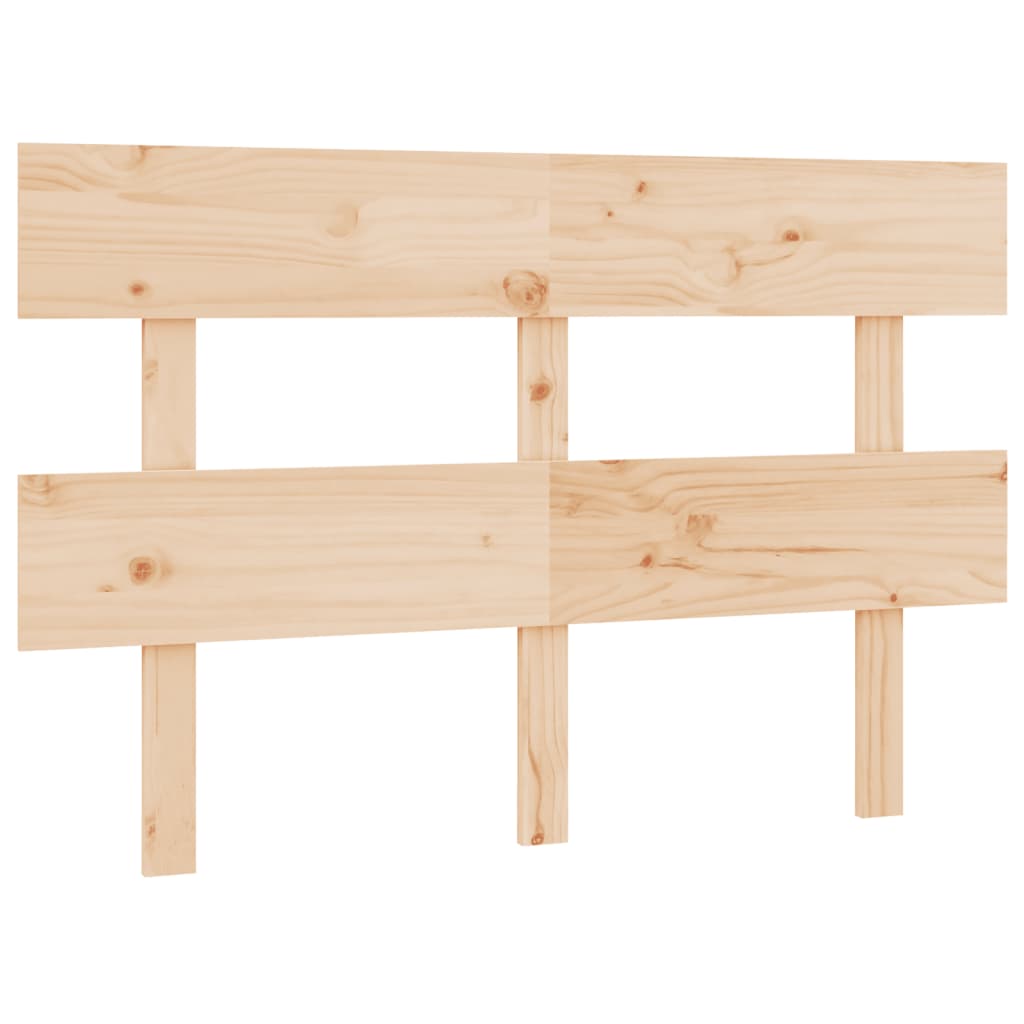 Testiera per Letto 184x3x81 cm in Legno Massello di Pino