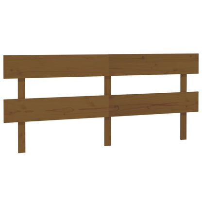 Testiera per Letto ambra 184x3x81 cm in Legno Massello di Pino
