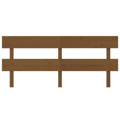 Testiera per Letto ambra 184x3x81 cm in Legno Massello di Pino