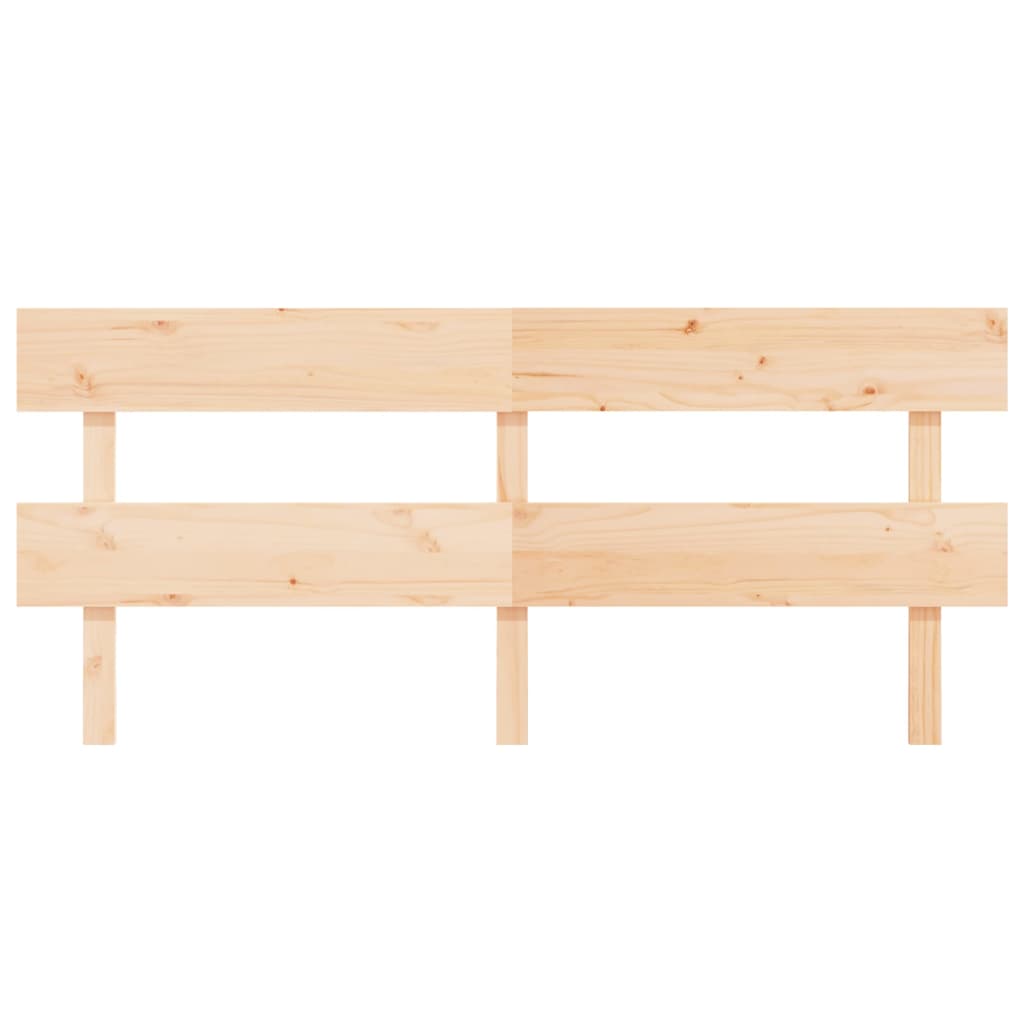 Testiera per Letto 204x3x81 cm in Legno Massello di Pino