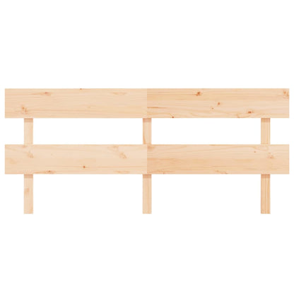 Testiera per Letto 204x3x81 cm in Legno Massello di Pino