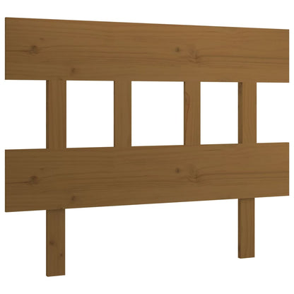 Testiera per Letto ambra 78,5x3x81 cm in Legno Massello di Pino