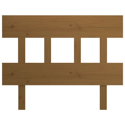 Testiera per Letto ambra 78,5x3x81 cm in Legno Massello di Pino