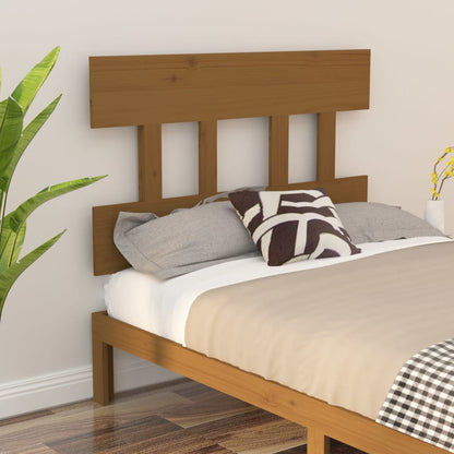 Testiera per Letto ambra 78,5x3x81 cm in Legno Massello di Pino