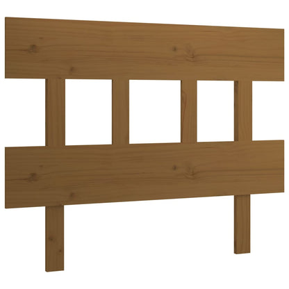 Testiera per Letto ambra 103,5x3x81cm in Legno Massello di Pino