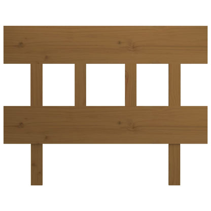 Testiera per Letto ambra 103,5x3x81cm in Legno Massello di Pino