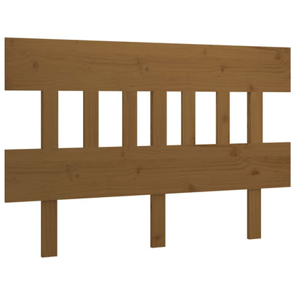 Testiera per Letto ambra 123,5x3x81cm in Legno Massello di Pino