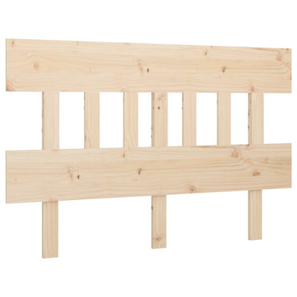 Testiera per Letto 138,5x3x81 cm in Legno Massello di Pino