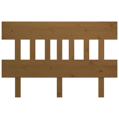 Testiera per Letto ambra 143,5x3x81cm in Legno Massello di Pino