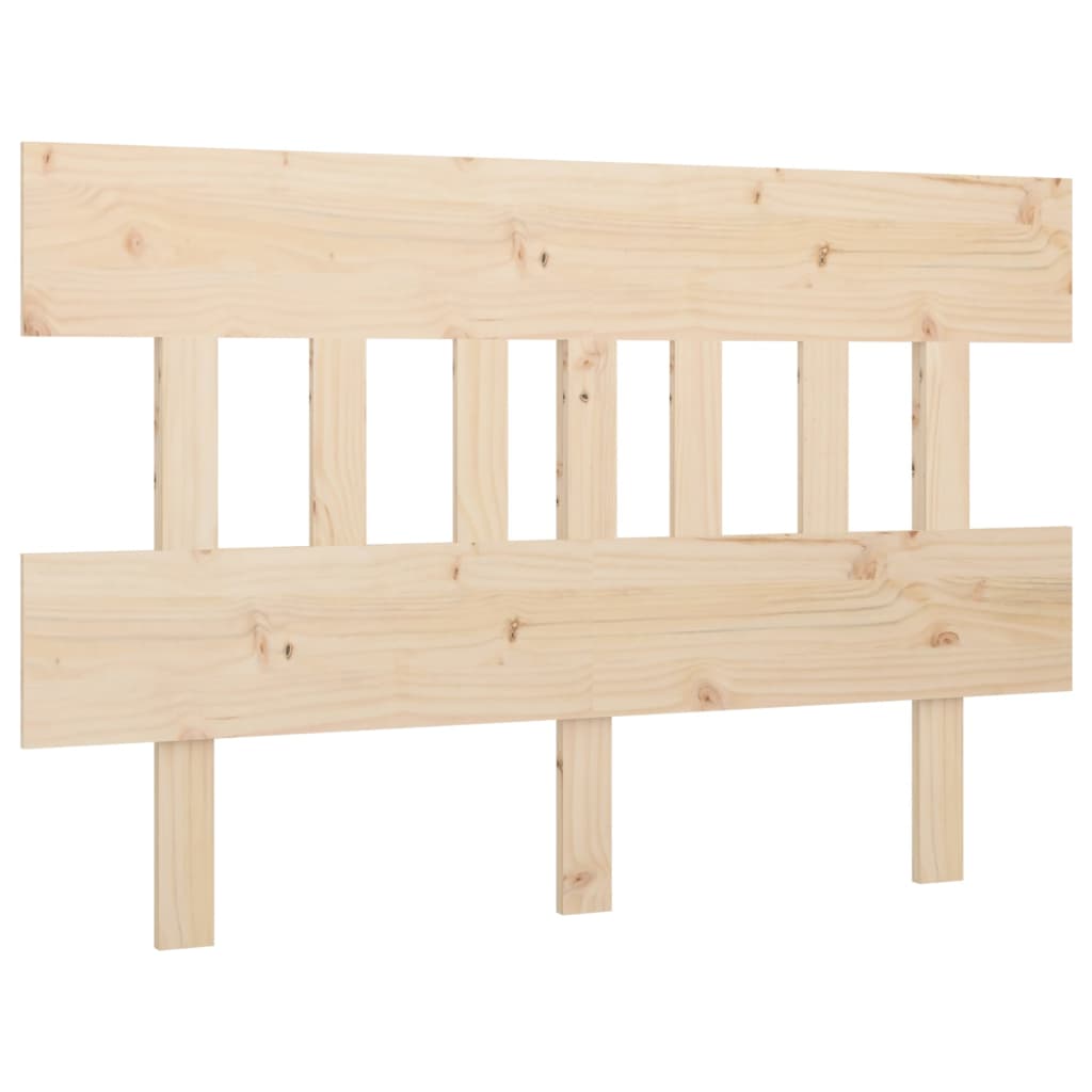Testiera per Letto 153,5x3x81 cm in Legno Massello di Pino