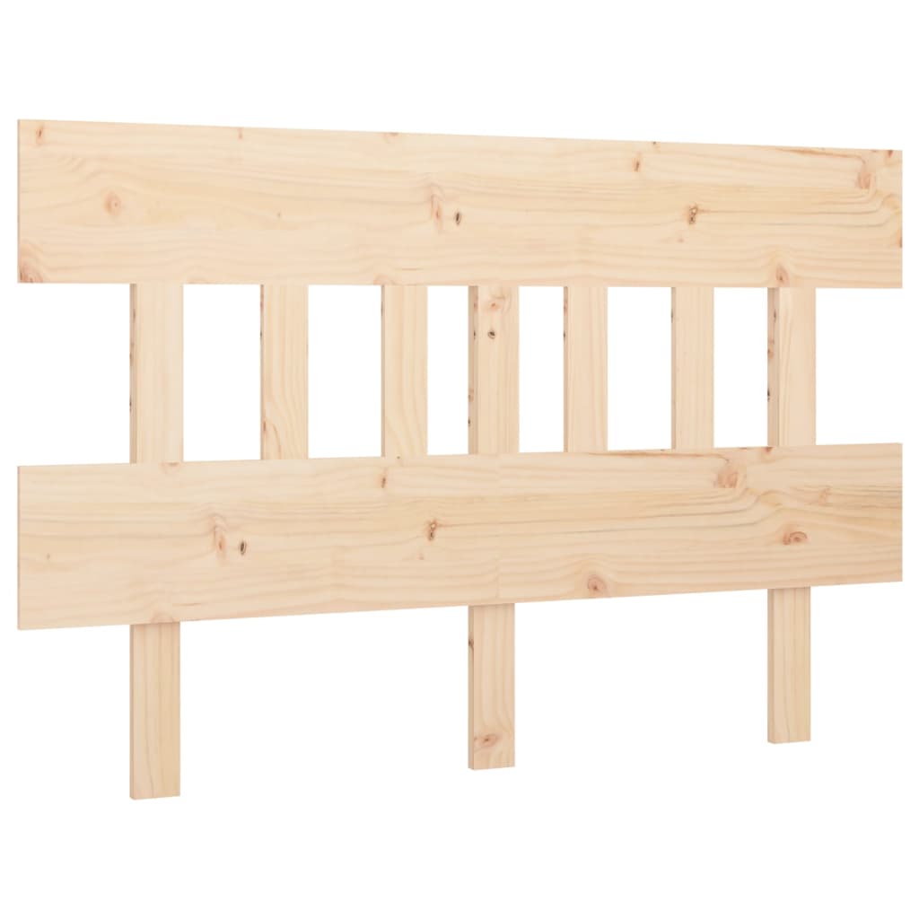 Testiera per Letto 183,5x3x81 cm in Legno Massello di Pino