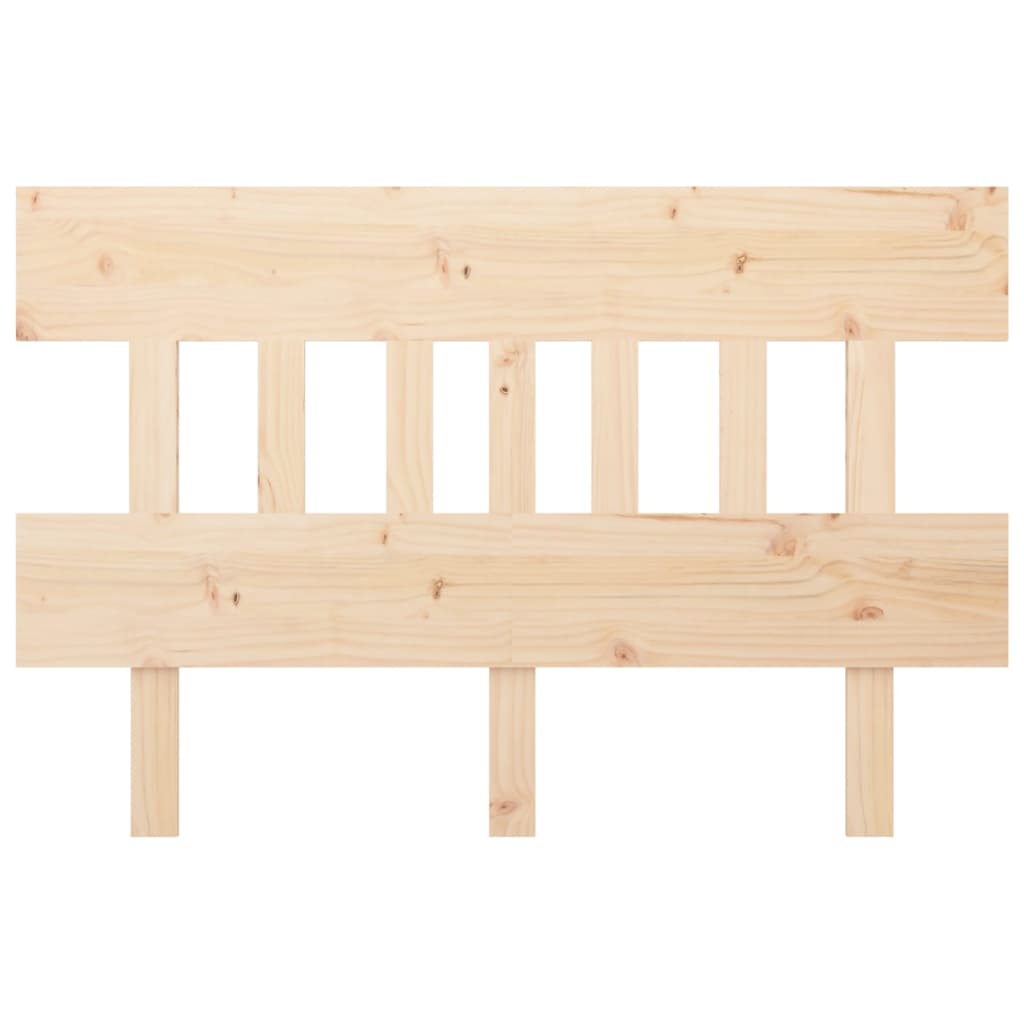 Testiera per Letto 183,5x3x81 cm in Legno Massello di Pino