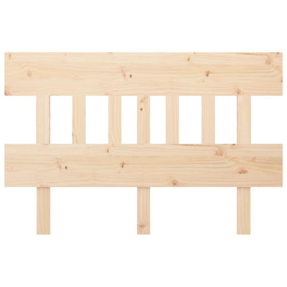 Testiera per Letto 183,5x3x81 cm in Legno Massello di Pino