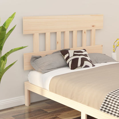 Testiera per Letto 183,5x3x81 cm in Legno Massello di Pino