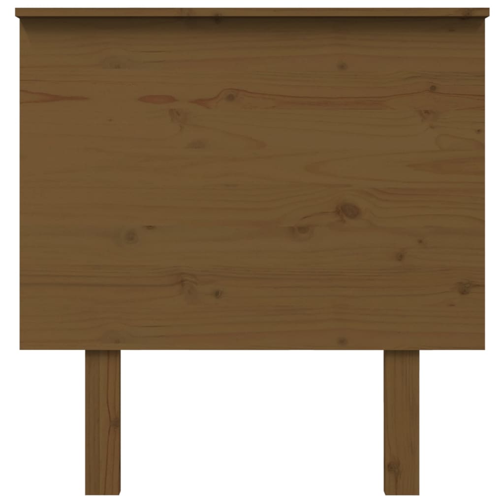 Testiera per Letto ambra 79x6x82,5 cm in Legno Massello di Pino