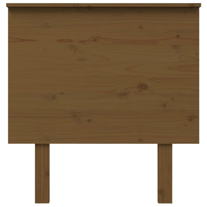 Testiera per Letto ambra 79x6x82,5 cm in Legno Massello di Pino