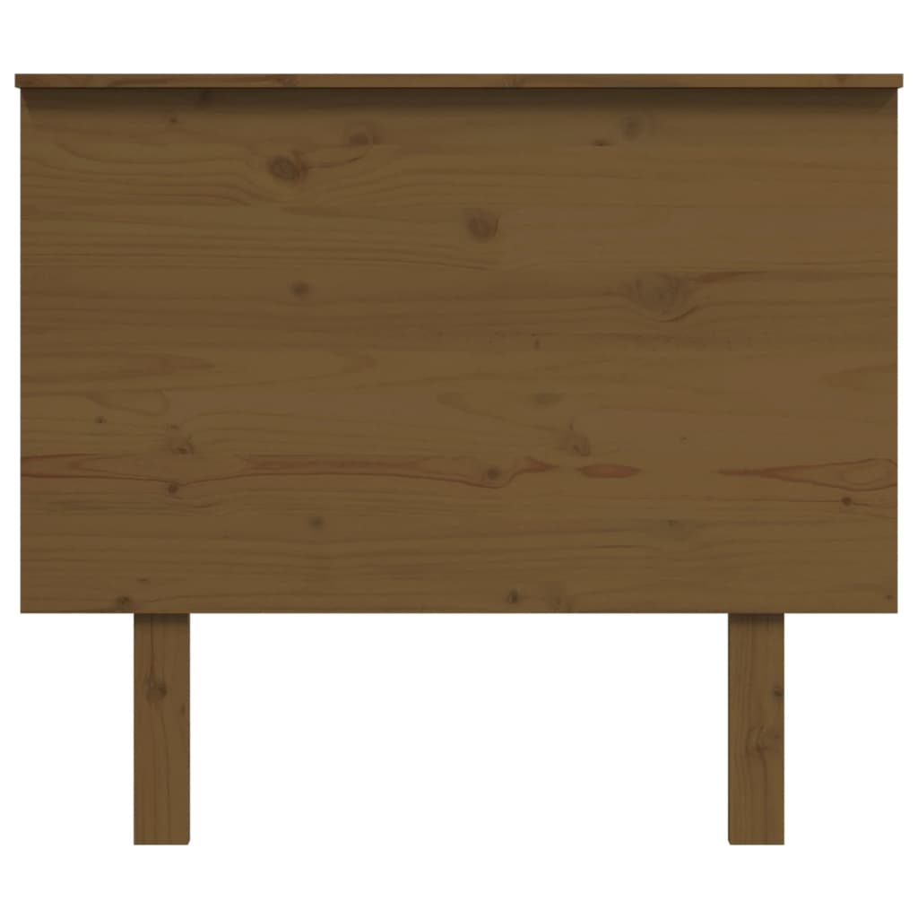 Testiera per Letto ambra 94x6x82,5 cm in Legno Massello di Pino