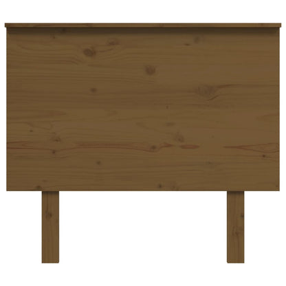 Testiera per Letto ambra 94x6x82,5 cm in Legno Massello di Pino