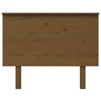 Testiera per Letto ambra 104x6x82,5cm in Legno Massello di Pino