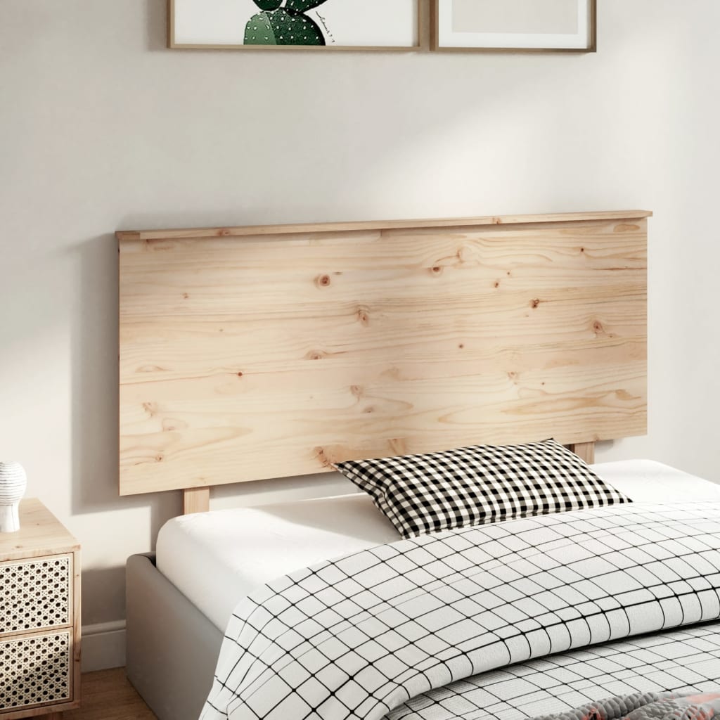 Testiera per Letto 139x6x82,5 cm Legno Massello di Pino