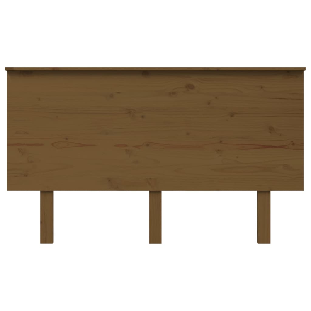 Testiera per Letto ambra 139x6x82,5cm in Legno Massello di Pino