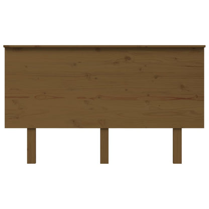 Testiera per Letto ambra 139x6x82,5cm in Legno Massello di Pino