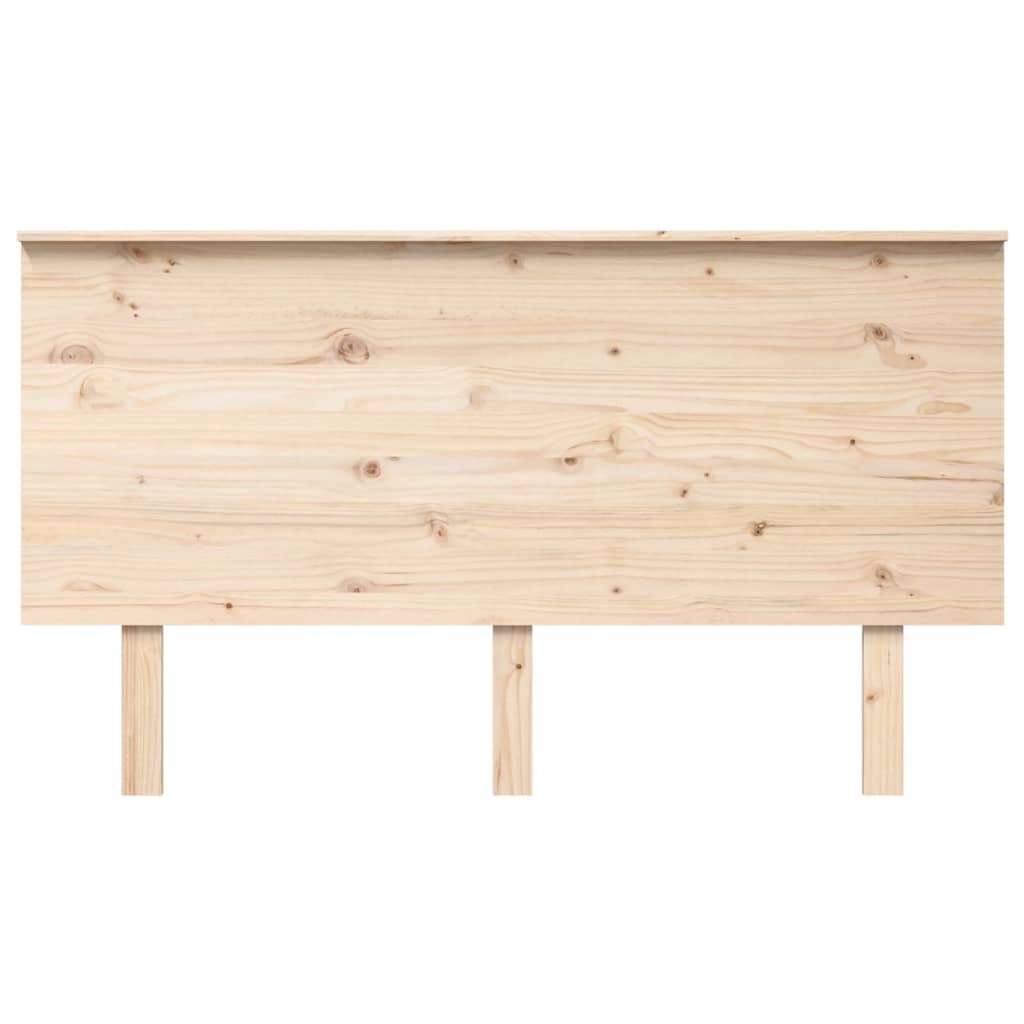 Testiera per Letto 144x6x82,5cm Legno Massello di Pino