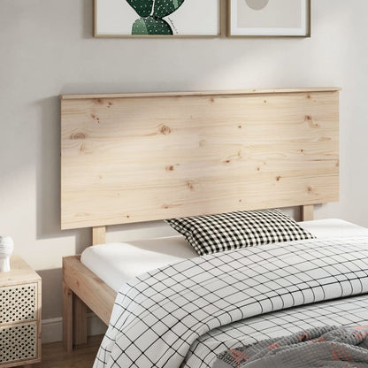 Testiera per Letto 144x6x82,5cm Legno Massello di Pino