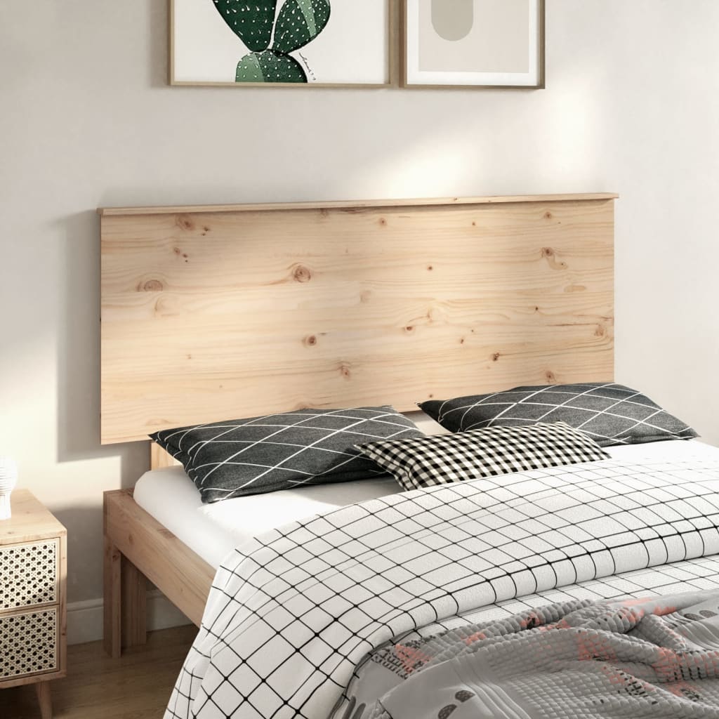 Testiera per Letto 154x6x82,5 cm Legno Massello di Pino