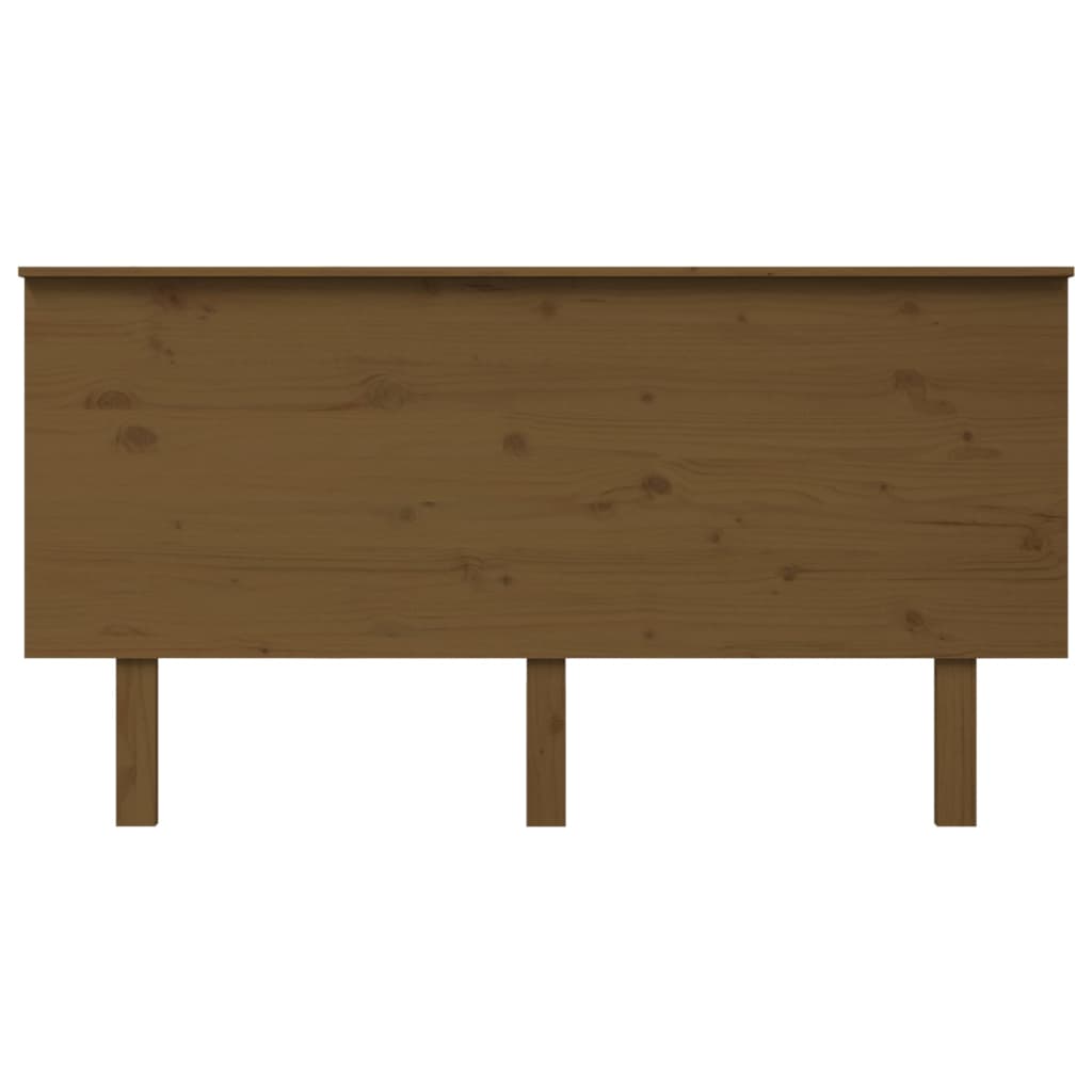 Testiera per Letto ambra 154x6x82,5cm in Legno Massello di Pino