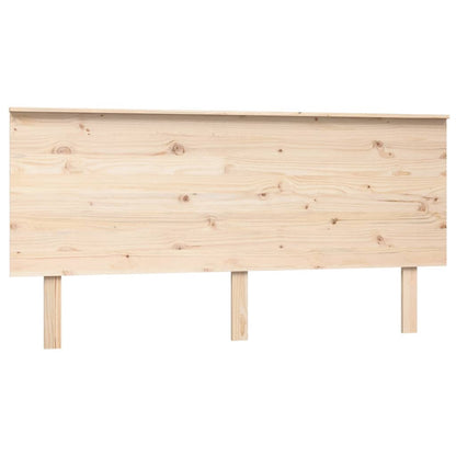 Testiera per Letto 164x6x82,5 cm Legno Massello di Pino