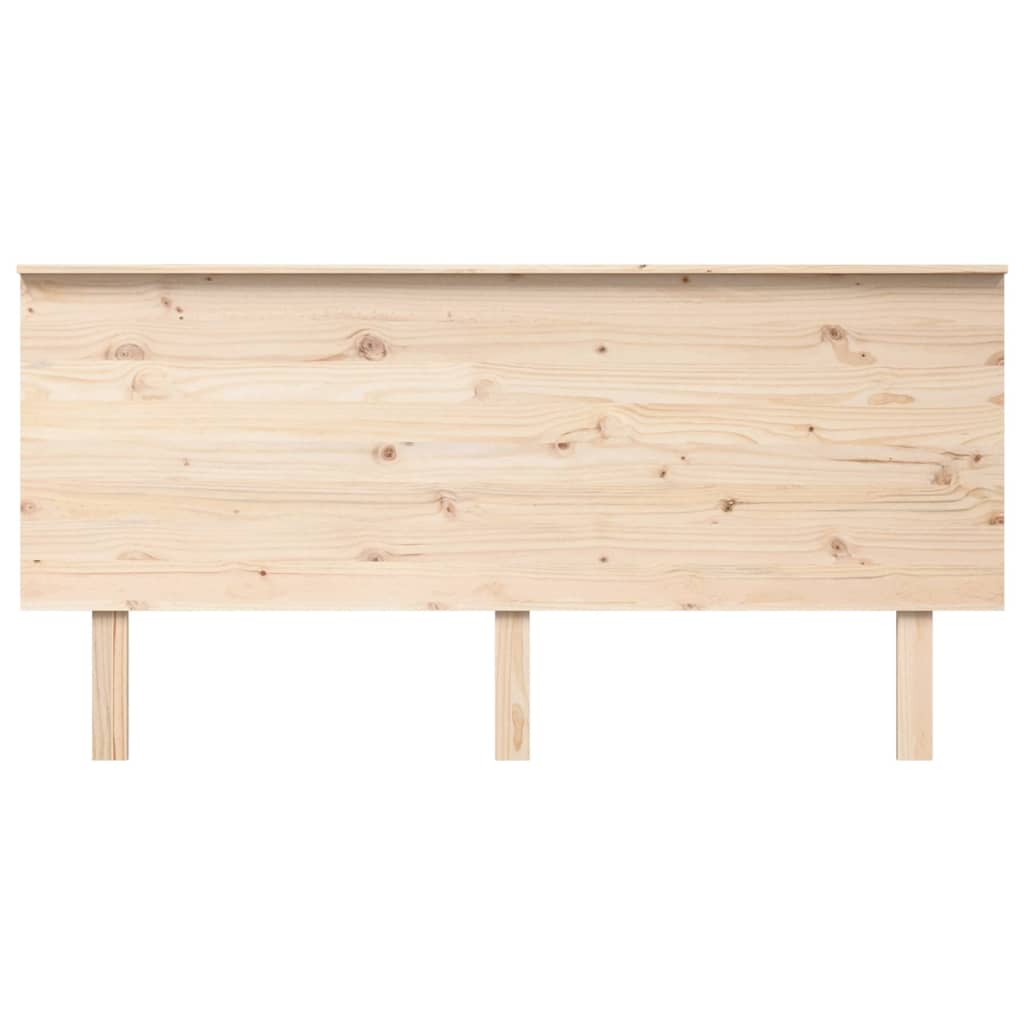 Testiera per Letto 164x6x82,5 cm Legno Massello di Pino