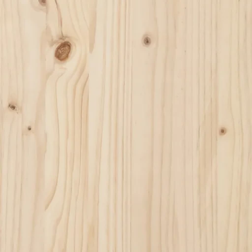 Testiera per Letto 164x6x82,5 cm Legno Massello di Pino