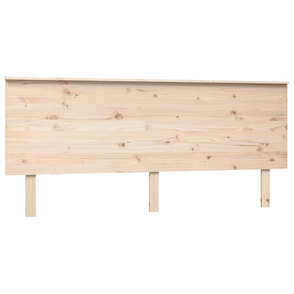Testiera per Letto 184x6x82,5 cm Legno Massello di Pino