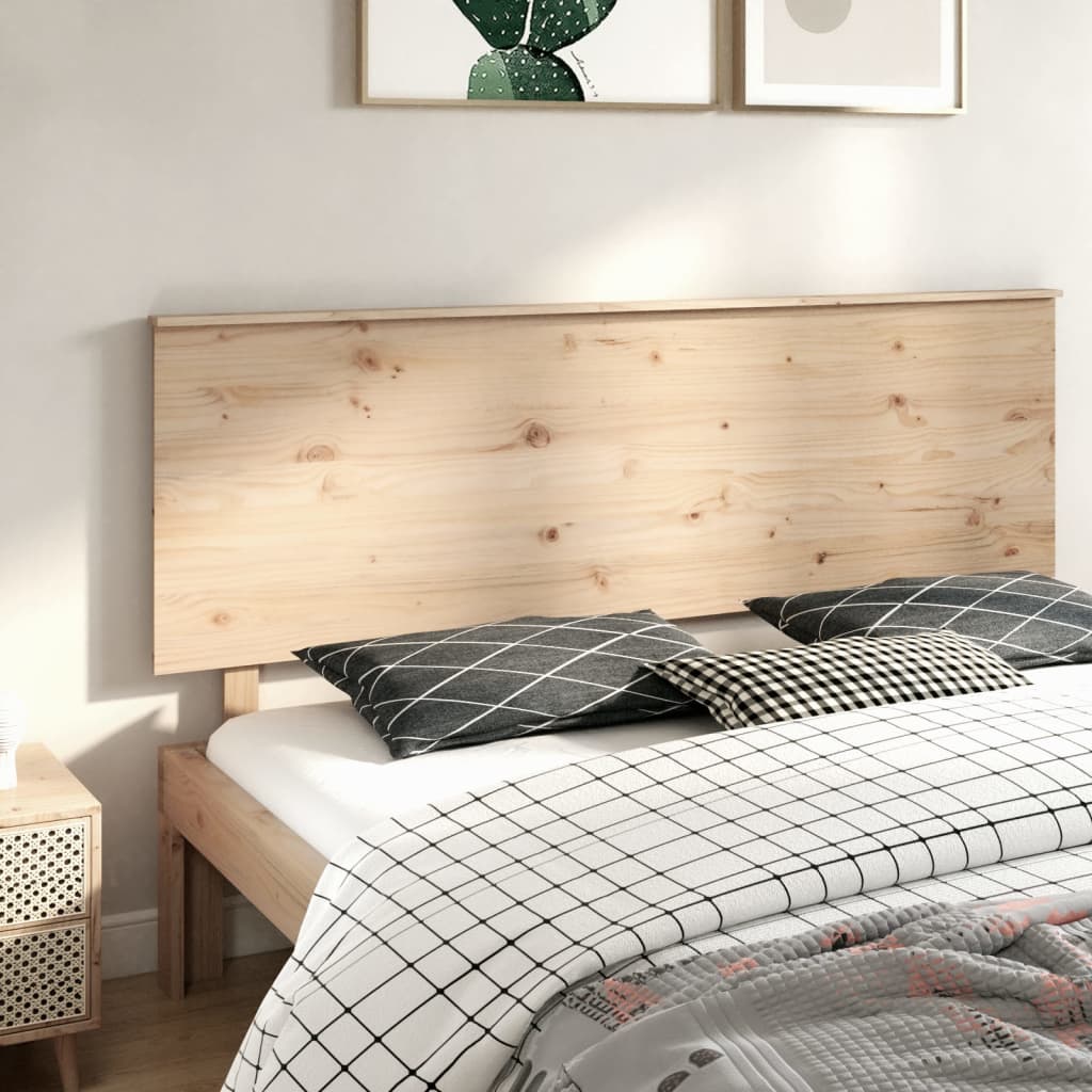 Testiera per Letto 184x6x82,5 cm Legno Massello di Pino