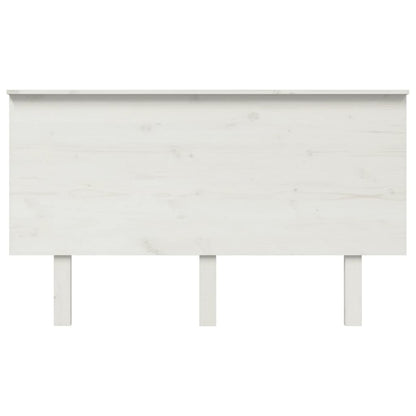 Testiera per Letto Bianca 184x6x82,5 cm Legno Massello di Pino