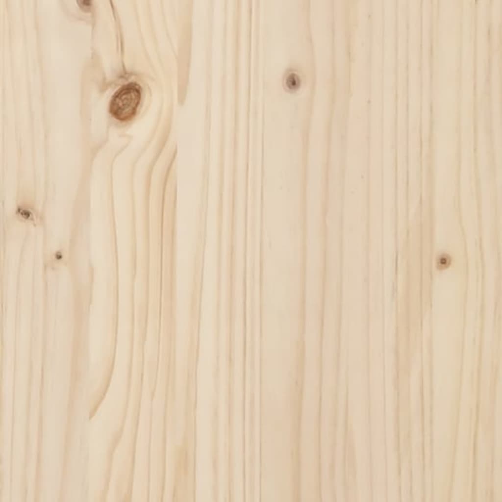 Testiera per Letto 204x6x82,5cm Legno Massello di Pino