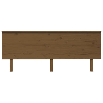 Testiera per Letto ambra 204x6x82,5cm in Legno Massello di Pino